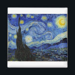Starry Night by Vincent Van Gogh Magnet<br><div class="desc">Starry Night by Vincent Van Gogh painting master masterpiece art fine impressionism painting vibrant colour beautiful nice quality landscape scenery art post decoration</div>