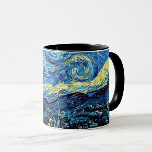 Starry Night by Vincent van Gogh Mug (Front Right)