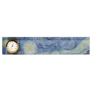 Starry Night by Vincent Van Gogh Nameplate