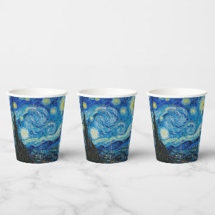 Starry Night by Vincent van Gogh Paper Cups