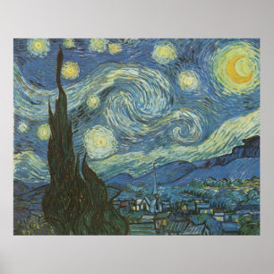 Starry Night by Vincent Van Gogh Poster