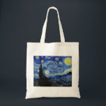 Starry Night by Vincent Van Gogh Tote Bag<br><div class="desc">Starry Night by Vincent Van Gogh painting master masterpiece art fine impressionism painting vibrant colour beautiful nice quality landscape scenery art post decoration</div>