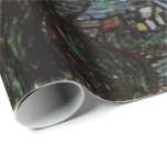 Starry Night by Vincent van Gogh. Wrapping Paper<br><div class="desc">Starry Night by Vincent van Gogh. Most famous fine art,  impressionism,  landscape oil painting. Favourite and loved by many people. A beautiful blue starry night with yellow imagination stars of hope and joy.</div>