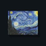 Starry Night Canvas Painting by Vincent Van Gogh<br><div class="desc">Want to add some colour to the room? Try this hanging wall print of Vincent Van Gogh's Starry Night. We use only premium quality canvases, durable adhesive, and archival inks to ensure that your artwork stays safe from smudging, fading, and peeling. The final product is a high quality stretched canvas...</div>