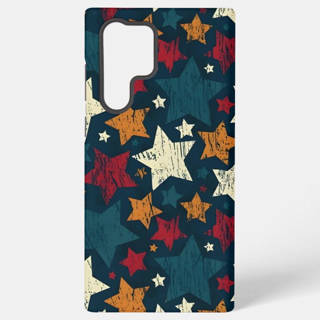 Starry Night Chaos Samsung Galaxy S22 Ultra Case (Back)