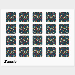 Starry Night Chaos Square Sticker