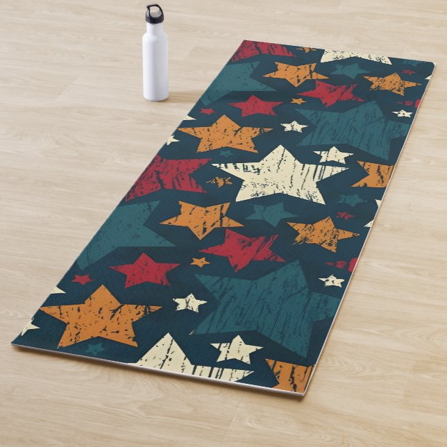 Starry Night Chaos Yoga Mat (In Situ)