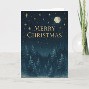 Starry Night Christmas Card