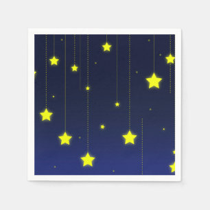 Starry Night Cocktail Paper Napkins