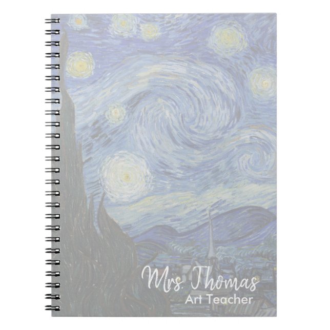 Starry Night Customized Notebook (Front)