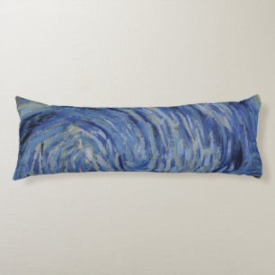 "Starry Night" detail closeup by Van Gogh Body Pillow