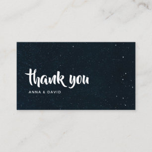 Starry Night Dreamy Carte de remerciements Mariage