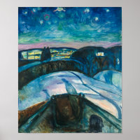 Starry Night | Edvard Munch |