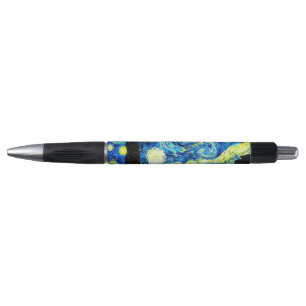 Starry Night, famous painting by Vincent van Gogh Pen