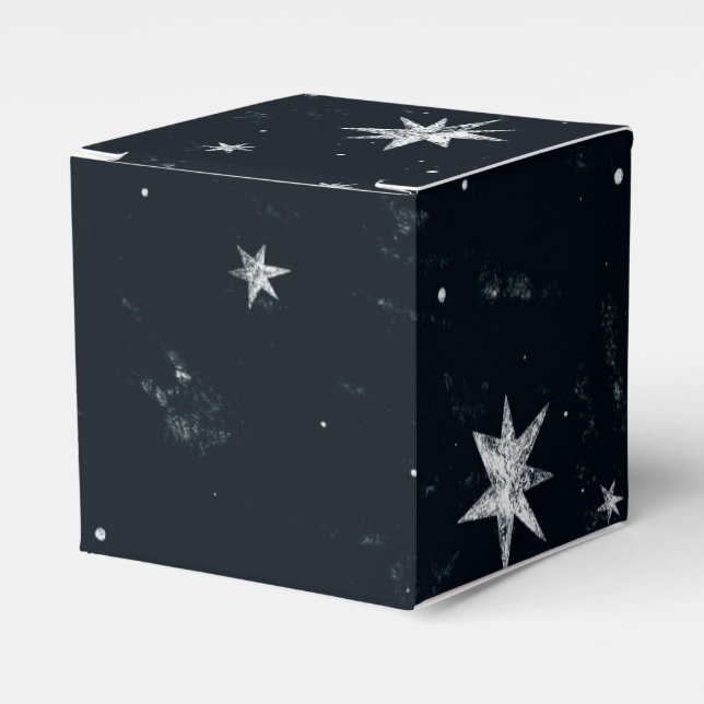 Starry Night Favor Box (Front Side)