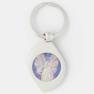 Starry Night Guardian Angel Custom Keychains