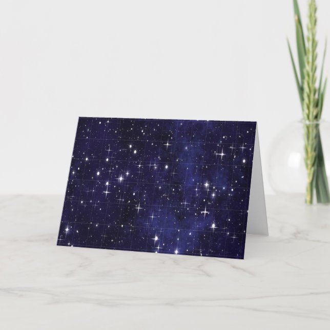 Starry  Night Holiday Card (Front)