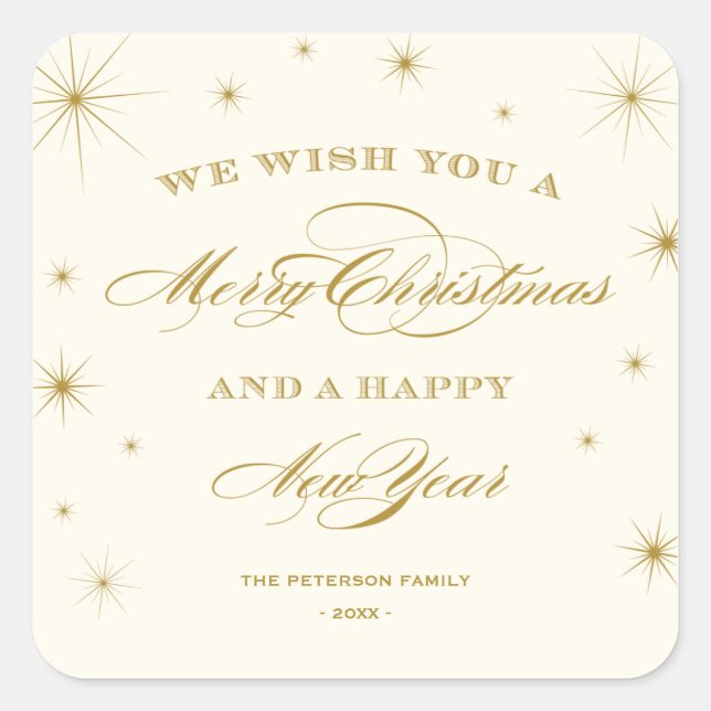 STARRY NIGHT | HOLIDAY STICKERS (Front)