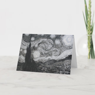 Starry Night I Vincent Van Gogh Folded Cards