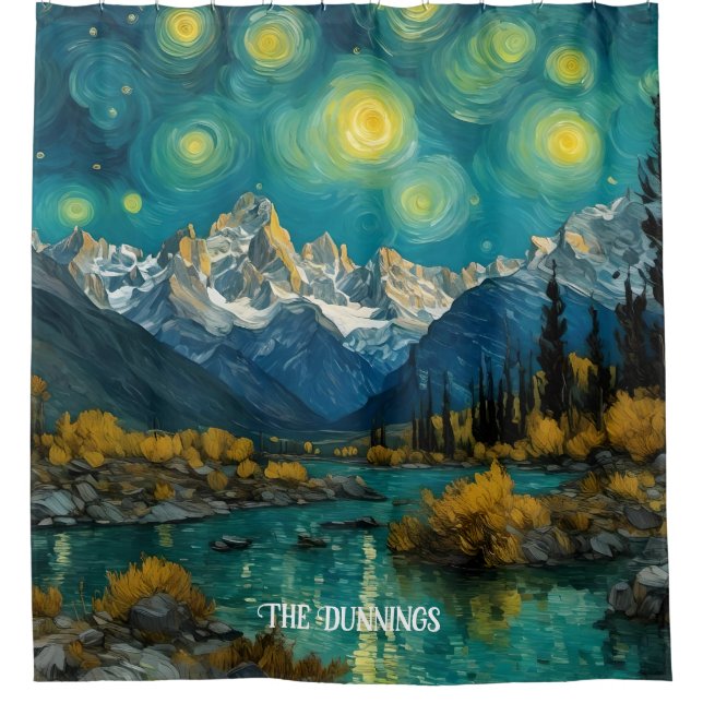Starry Night in the Rocky Mountains (Front)