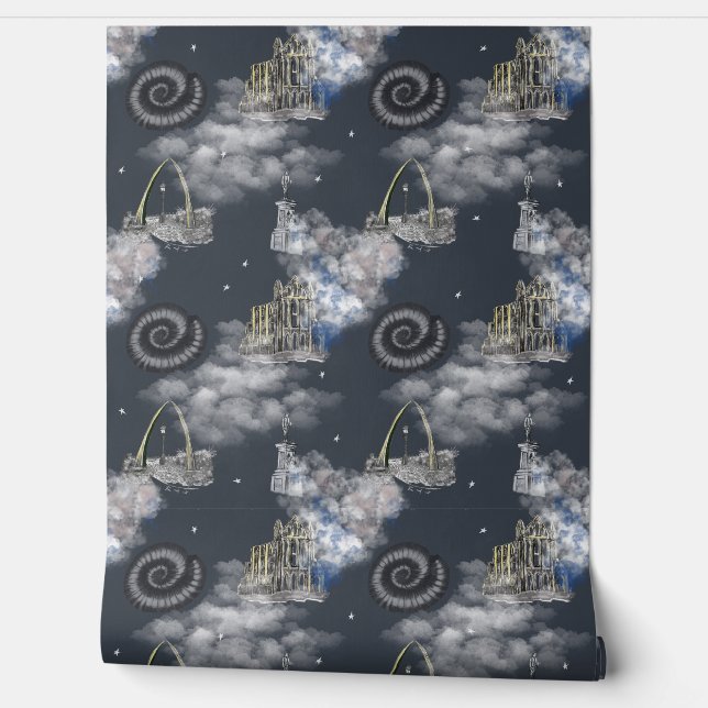Starry Night in Whitby Wallpaper (Unrolling)