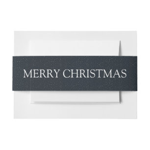 Starry Night Invitation Belly Band