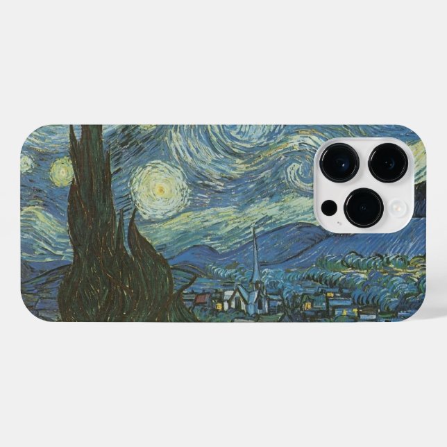 Starry Night iPhone Case (Back Horizontal)