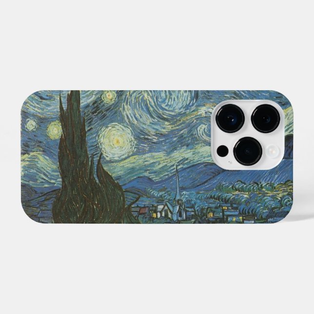 Starry Night iPhone Case (Back Horizontal)