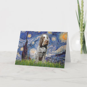 Starry Night - Italian Spinone (roan) Card