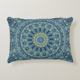 Starry Night Kaleidoscope 2 Accent Pillow