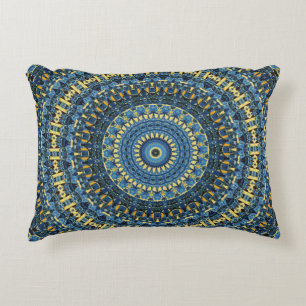 Starry Night Kaleidoscope 3 Accent Pillow
