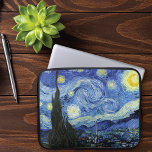 Starry Night Landscape Vincent van Gogh Laptop Sleeve<br><div class="desc">A laptop sleeve with Starry Night (1889) a post-impressionist oil painting by Vincent Van Gogh (1853-1890). A fine art landscape depicting the view outside the window from his room at the sanitorium in Saint-Remy-de-Provence, Southern France.</div>