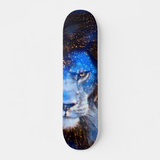 Starry Night Lion Element Zero Pro Banger Board Skateboard (Front)