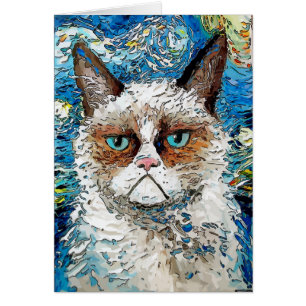 Starry Night Mauvais Chat