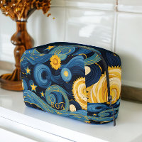Starry Night Meets Sunflowers Van Gogh Mashup