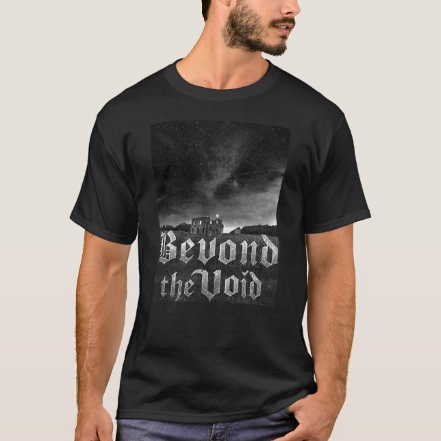 Starry Night Metal Black T-Shirt (Front)