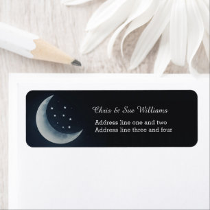 Starry Night Moon et Stars Élégante Personnalit