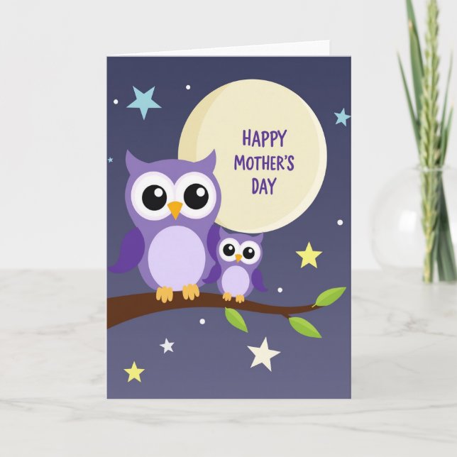 Starry Night Mothers Day Card (Front)