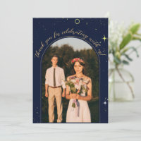 Starry Night Navy Blue Arch Celestial Photo