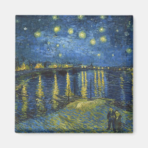 Starry Night on the Rhone by Vincent van Gogh Magnet