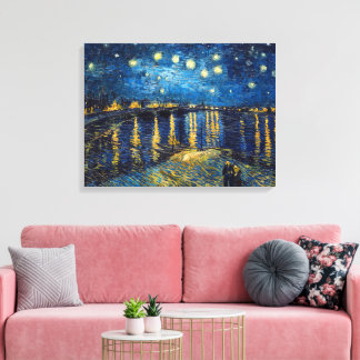 Starry Night on the Rhone | Van Gogh | Canvas Print