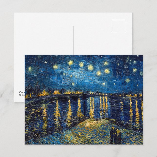 Starry Night on the Rhone | Van Gogh | Postcard (Front/Back)