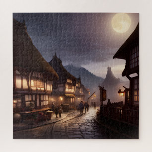 Starry Night Over My Village of Wallabee Jigsaw Puzzle