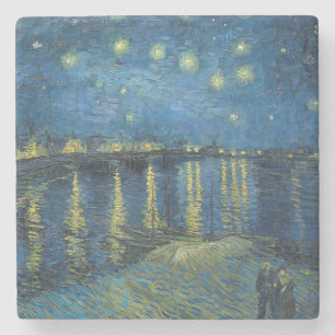 Starry Night Over the Rhone (1888) Vincent van Gog Stone Coaster