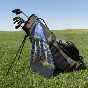 Starry Night over the Rhone by van Gogh Golf Towel
