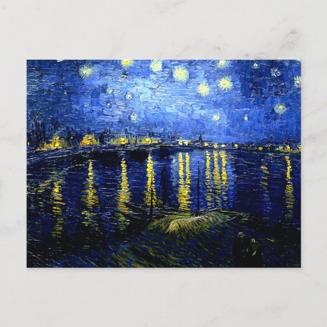 Starry Night over the Rhone by Van Gogh Postcard (Front)