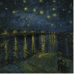 Starry Night Over the Rhone by Van Gogh Standing Photo Sculpture<br><div class="desc">Starry Night Over the Rhone (September 1888) is one of Vincent van Gogh's paintings of Arles at night; it was painted at a spot on the river bank that was only a minute or two's walk from the Yellow House on the Place Lamartine which Van Gogh was renting at the...</div>