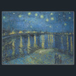 Starry Night Over the Rhone by Van Gogh Tissue Paper<br><div class="desc">Vincent Van Gogh - Masters of Art Series</div>