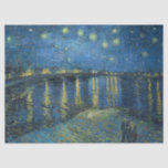 Starry Night Over the Rhone by Van Gogh Tissue Paper<br><div class="desc">Vincent Van Gogh - Masters of Art Series</div>