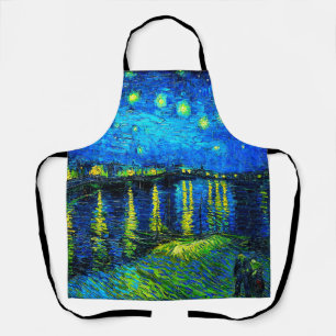 Starry Night Over the Rhone by Vincent Van Gogh Apron